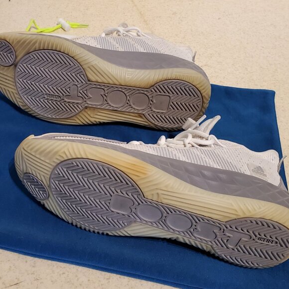 Adidas Pro Boost Sneakers *SILVER* Men's Size 11' W/Yeezy V2 Laces MINT As New! - Picture 8 of 9